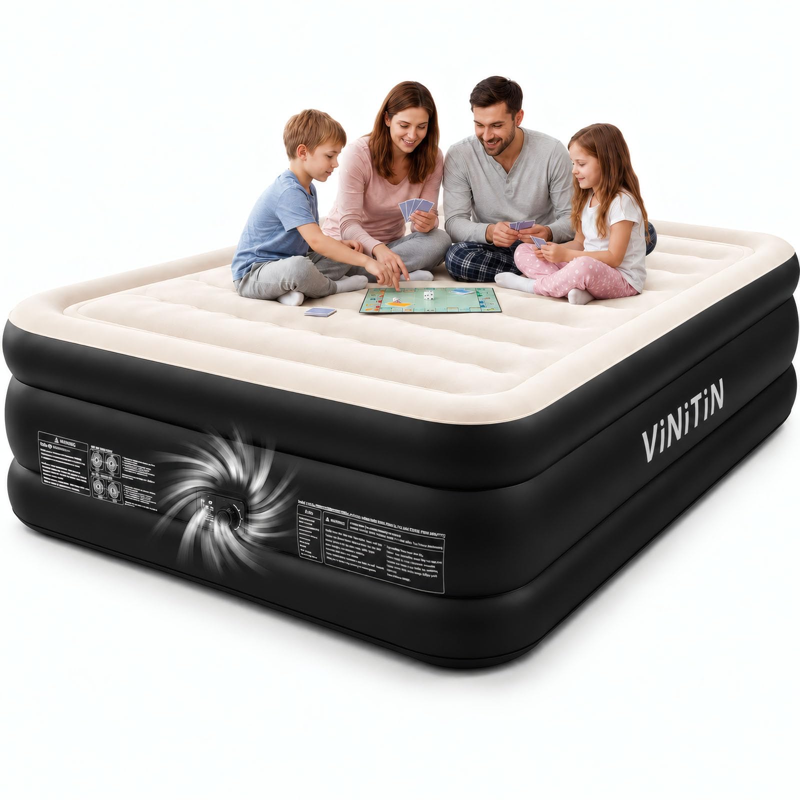 Photo 1 of PKMHLXS Queen Air Mattress with Built-in Pump