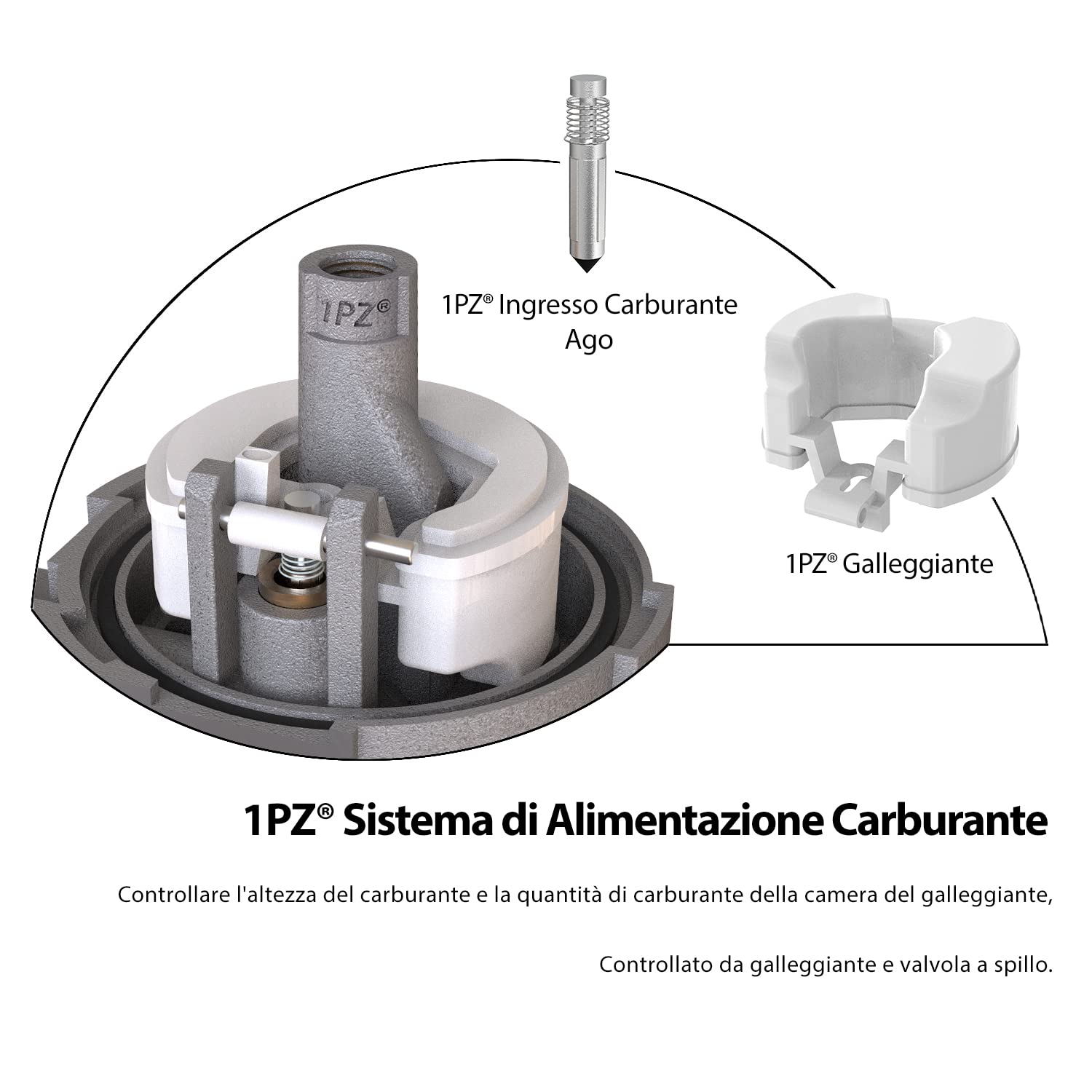 1PZ CG1-W50 Carburatore Sostitutivo per Honda GX110 GX120 GX140 GX160 GX168 GX200 4HP 5.5HP 6.5HP 16100-ZH8-W61