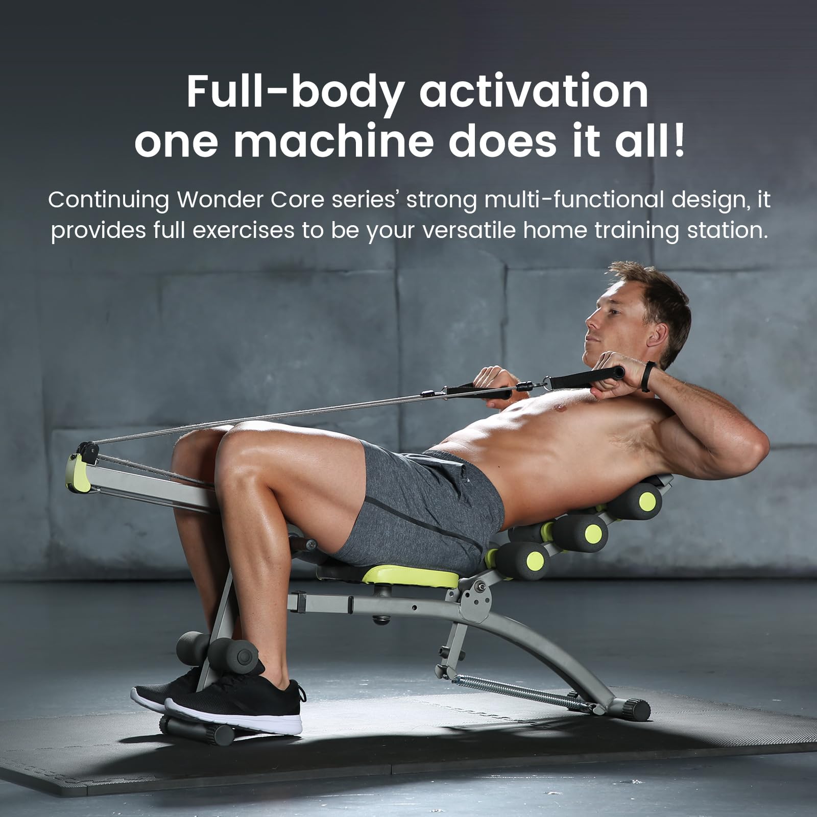 Amazon.com : Wonder Core V2 Upgraded Adjustable Workout Bench & Ab