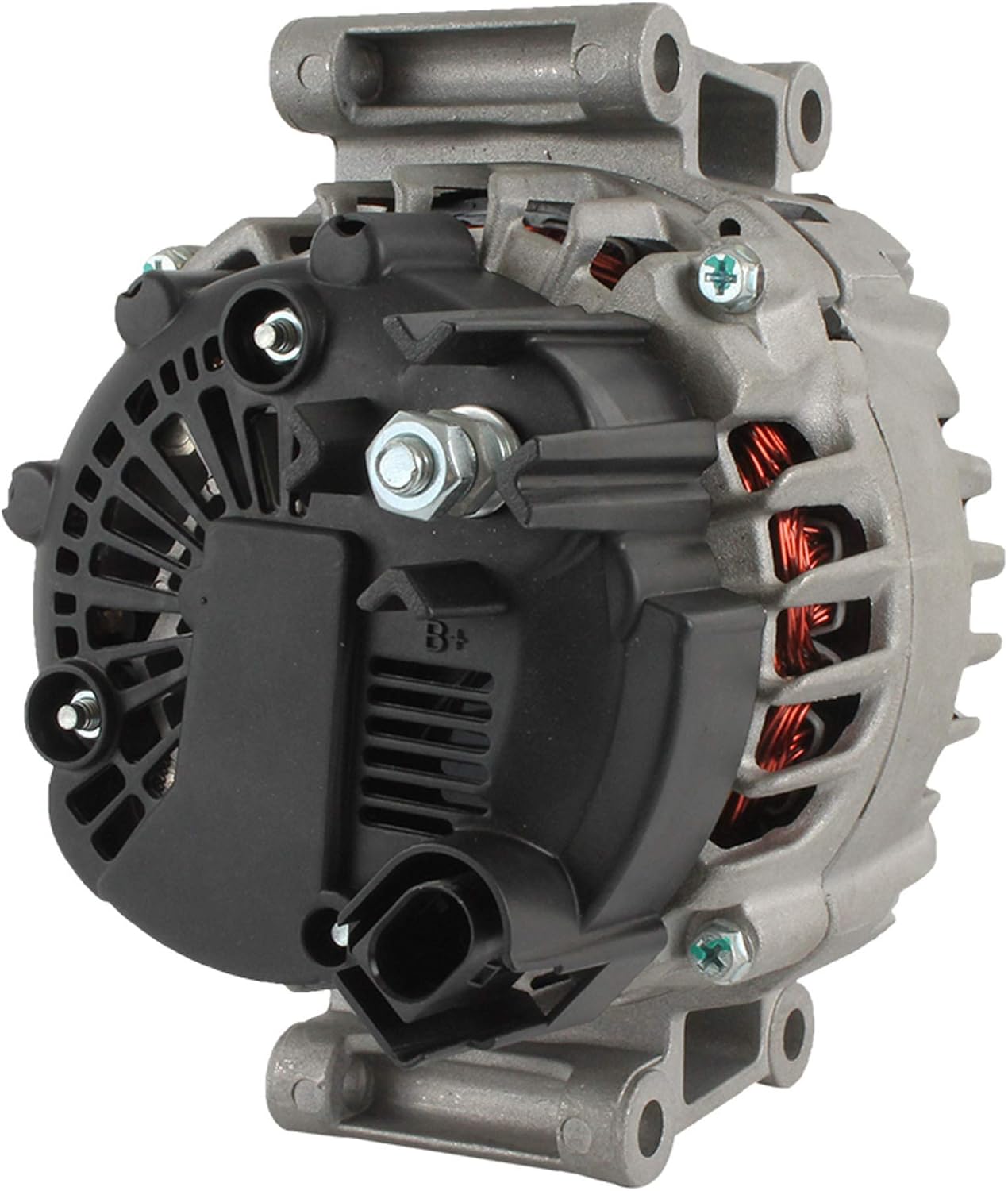 DB Electrical 400-40130 12V 128A Alternator Compatible With/Replacement For Mercedes-Benz C250 2012-2015, SLK250 2012-2015, SLK350 2013 AVA0153, 11716, LRA03481, 014-154-14-02, Clockwise