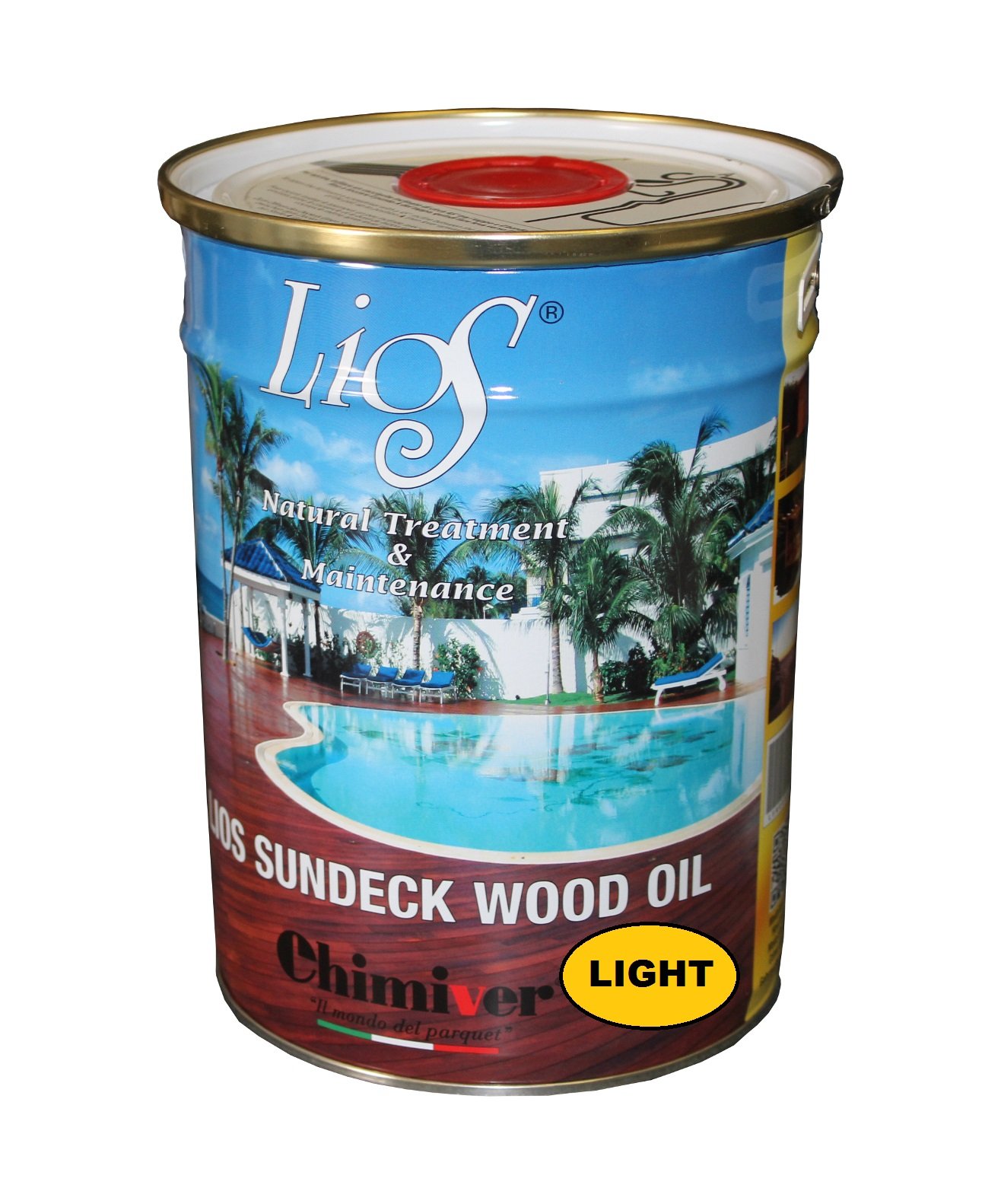 Chimiver® - LIOS® SUNDECK WOOD OIL | impregnante 5 Litri Versione LIGHT