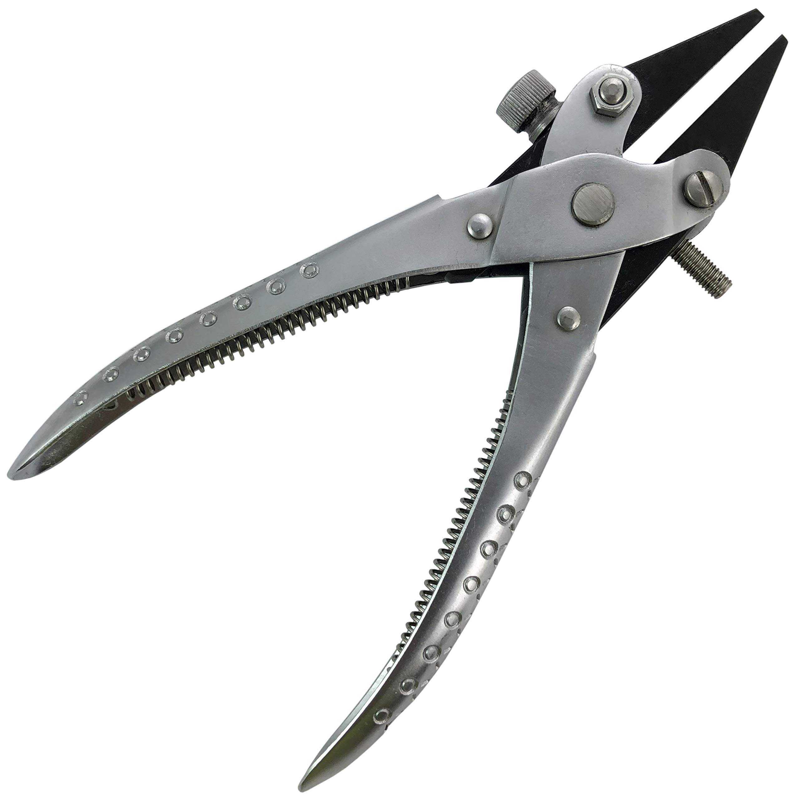 Jewellers Tools Flat Nose Screw Parallel Action Pliers (170Mm) : Jewellery Beading Design Tool (220)