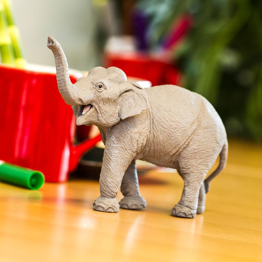 Amazon.com: Safari Ltd. Asian Elephant Figurine - Hand