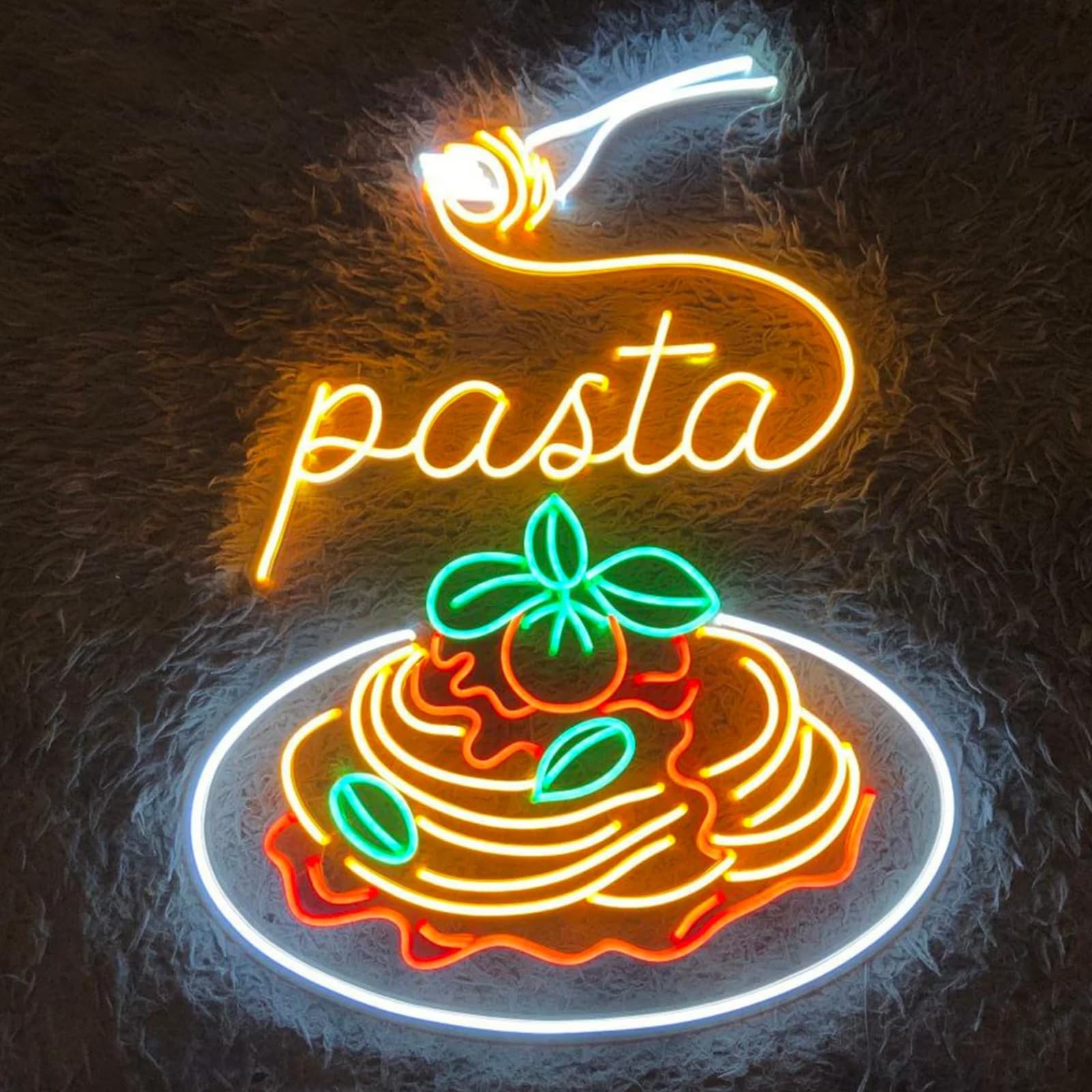 Italian Food ネオンライト 看板 パスタ ワイン USB LED Amazon | パスタネオンサインライトカスタム食品LEDサインレストラン