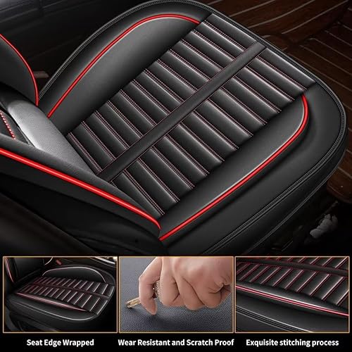 Miniatura 4 de Fundas de asiento de automóvil para Dodge Avenger 2008-2014, piel sintética, 2 asientos delanteros, impermeables, accesorios interiores, funda de
