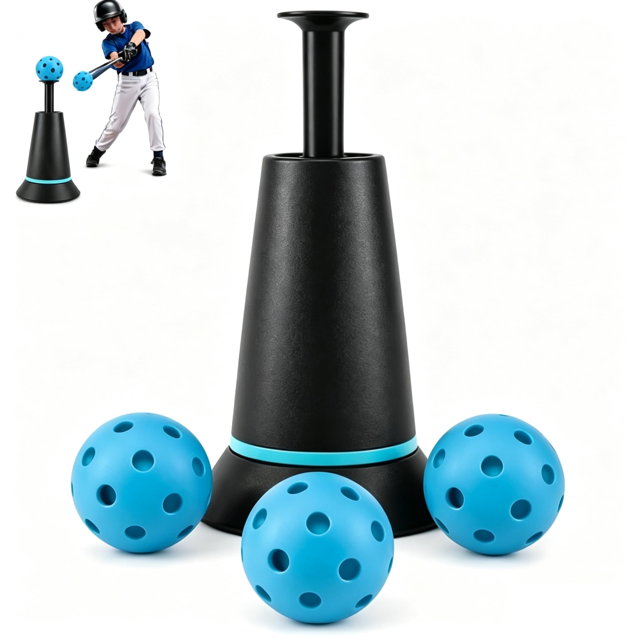 Baseball Pitching Training Machine, Automatic Shooter Height Adjustable