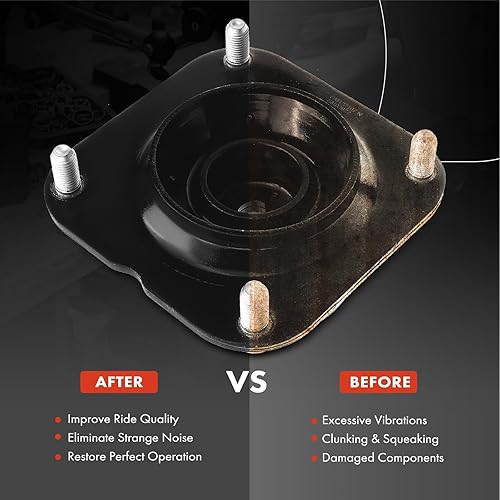 Miniatura 7 de A-Premium Soporte de puntal de suspensión del lado del conductor o del pasajero compatible con Ford Probe Mazda 626 MX-6 1993-1997 Kia Sephia