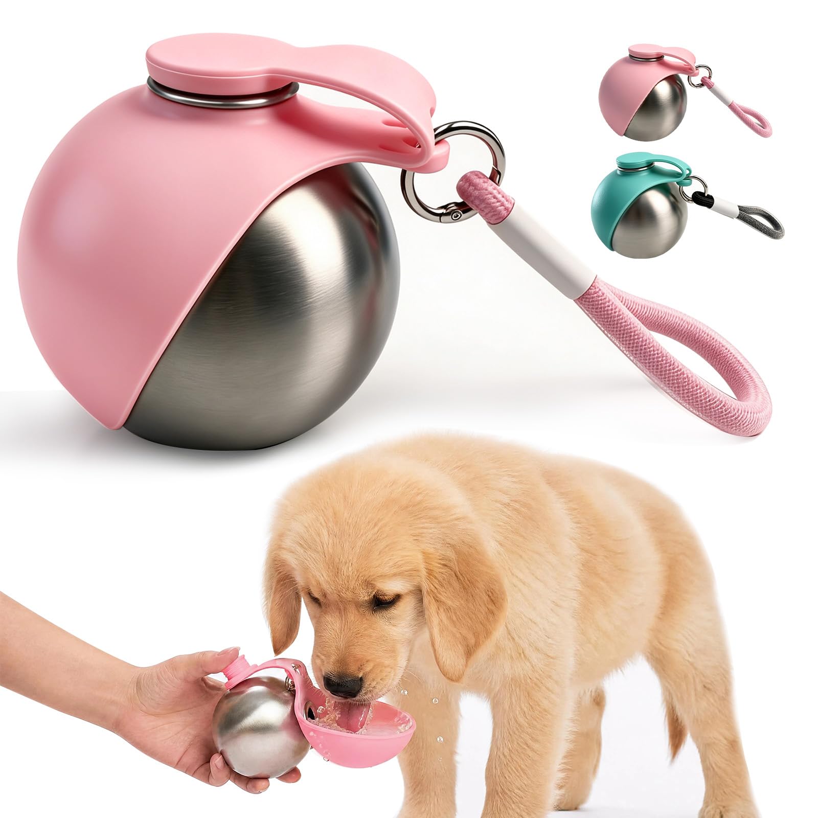 Portable Stainless Steel Dog Water Bottle