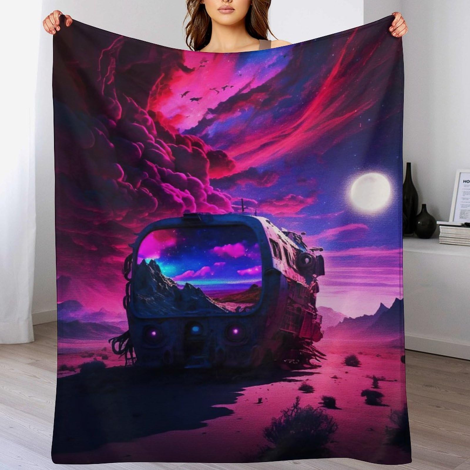 Couverture canapé coloré chaude pour éliminer les frissons en hiver à la maison
