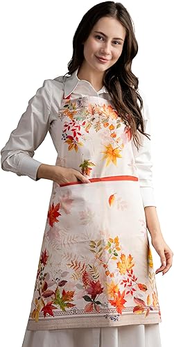 Miniatura 75 de Maison d' Hermine Delantal 100% de algodón para mujeres con bolsillo de cocina delantal de chef para hombres Cocinar Jardinería Servidor Camarera 19