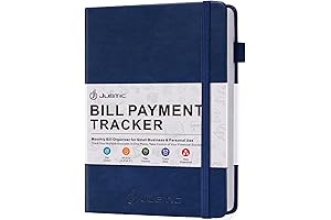 JUBTIC Bill Tracker Notebook - Take Control of Your Bills