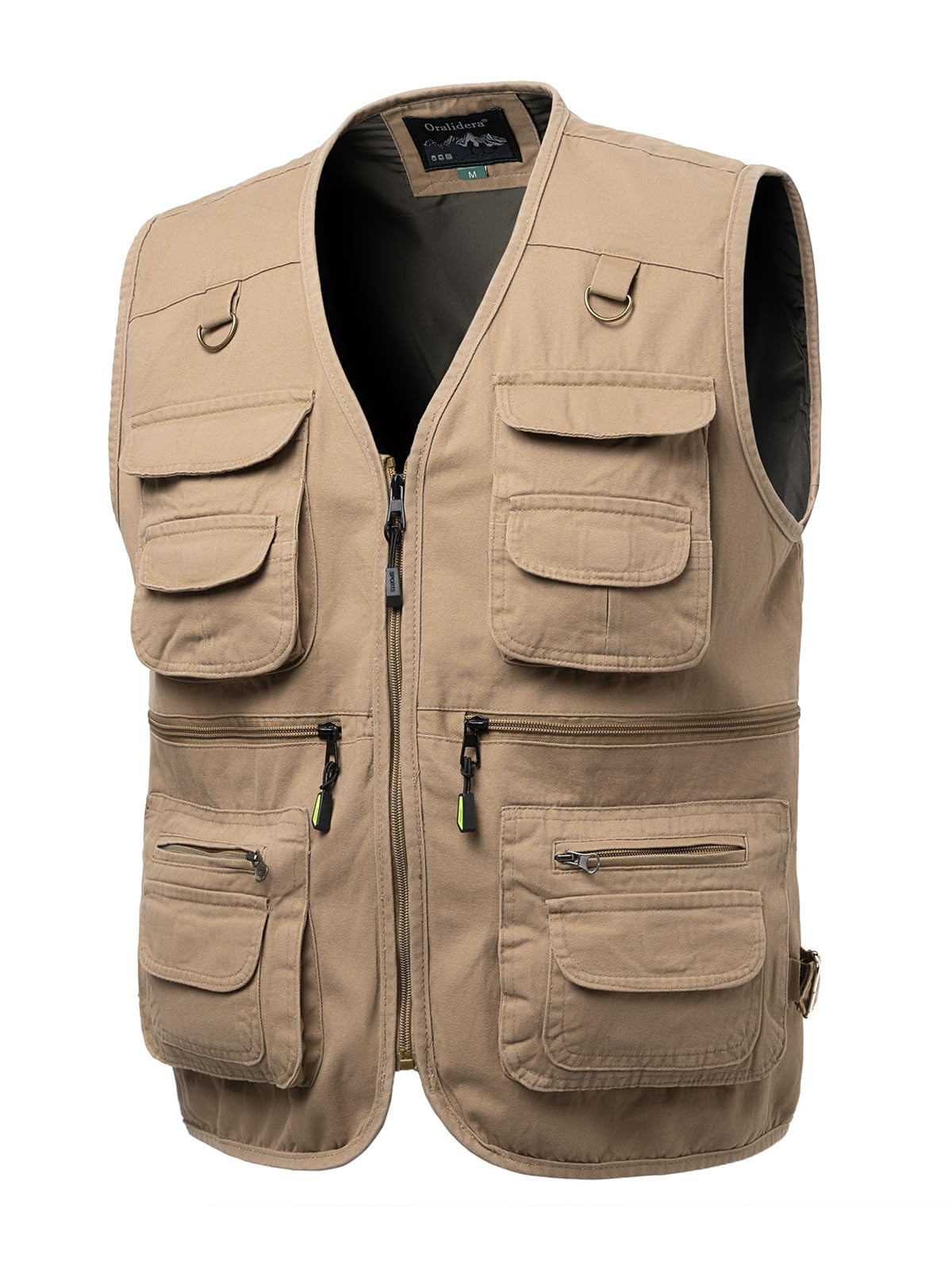 Chaleco de Pesca para Hombres Chaqueta sin Mangas Multibolsillos