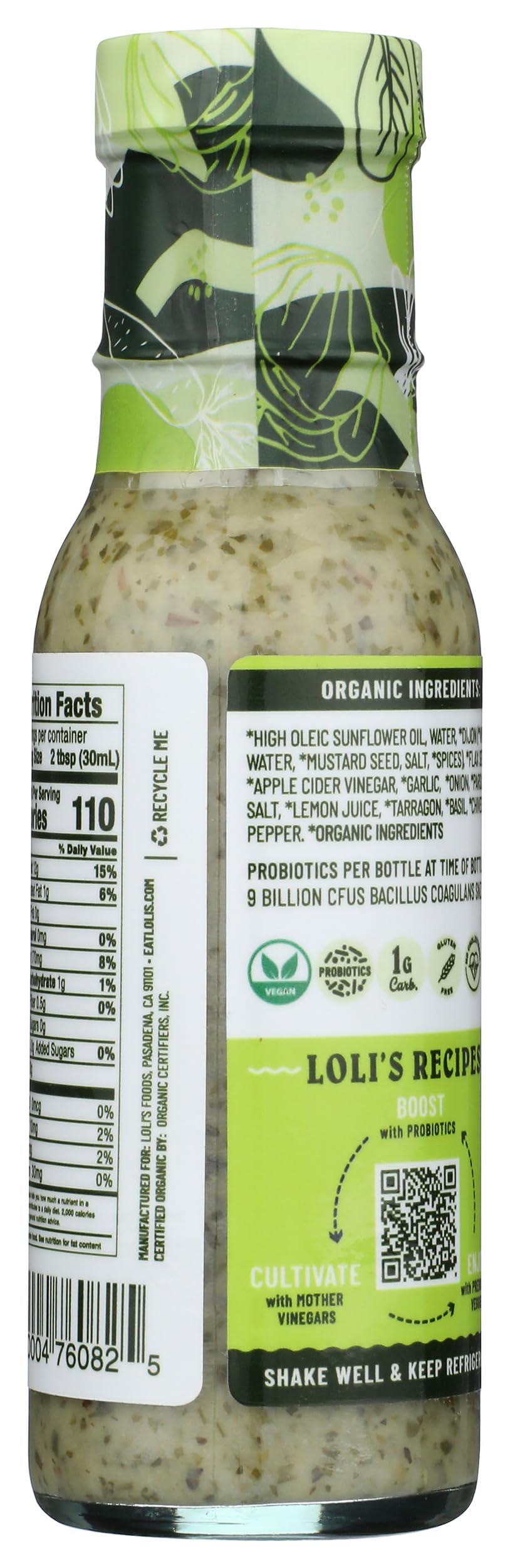 calories in green goddess dressing Trader Joe's Green Goddess Salad Dressing