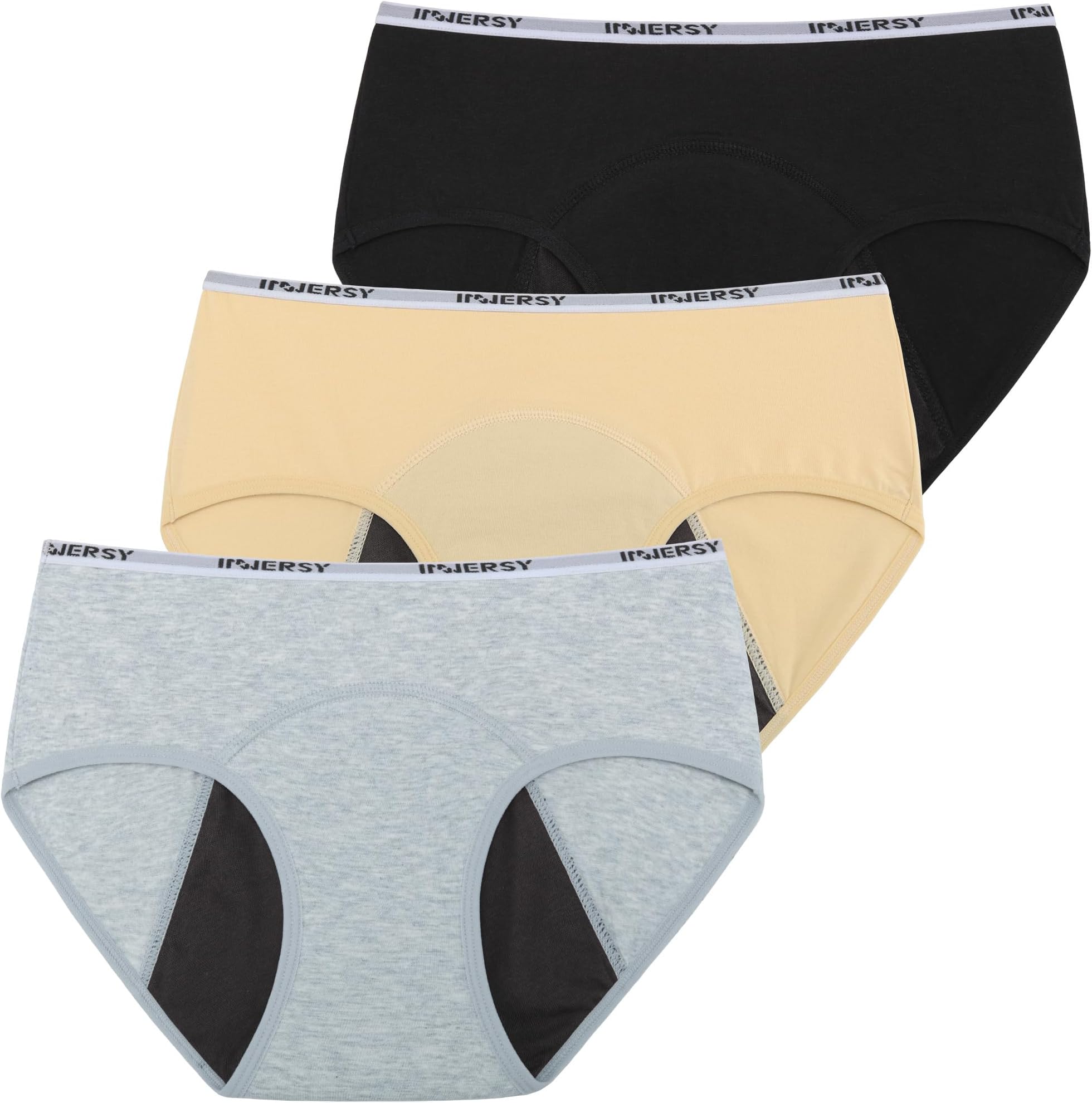 Teen Girls Knickers Period Pants Cotton Leakproof Menstrual Underwear Pack of 3