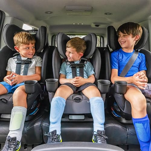 Miniatura 11 de Evenflo All4Stages - Asiento convertible delgado 4 en 1 para automóvil (rosa anibel)