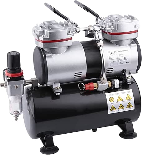 Fengda FD-196 Airbrush Mini Compressor with 3,5L Air Tank /