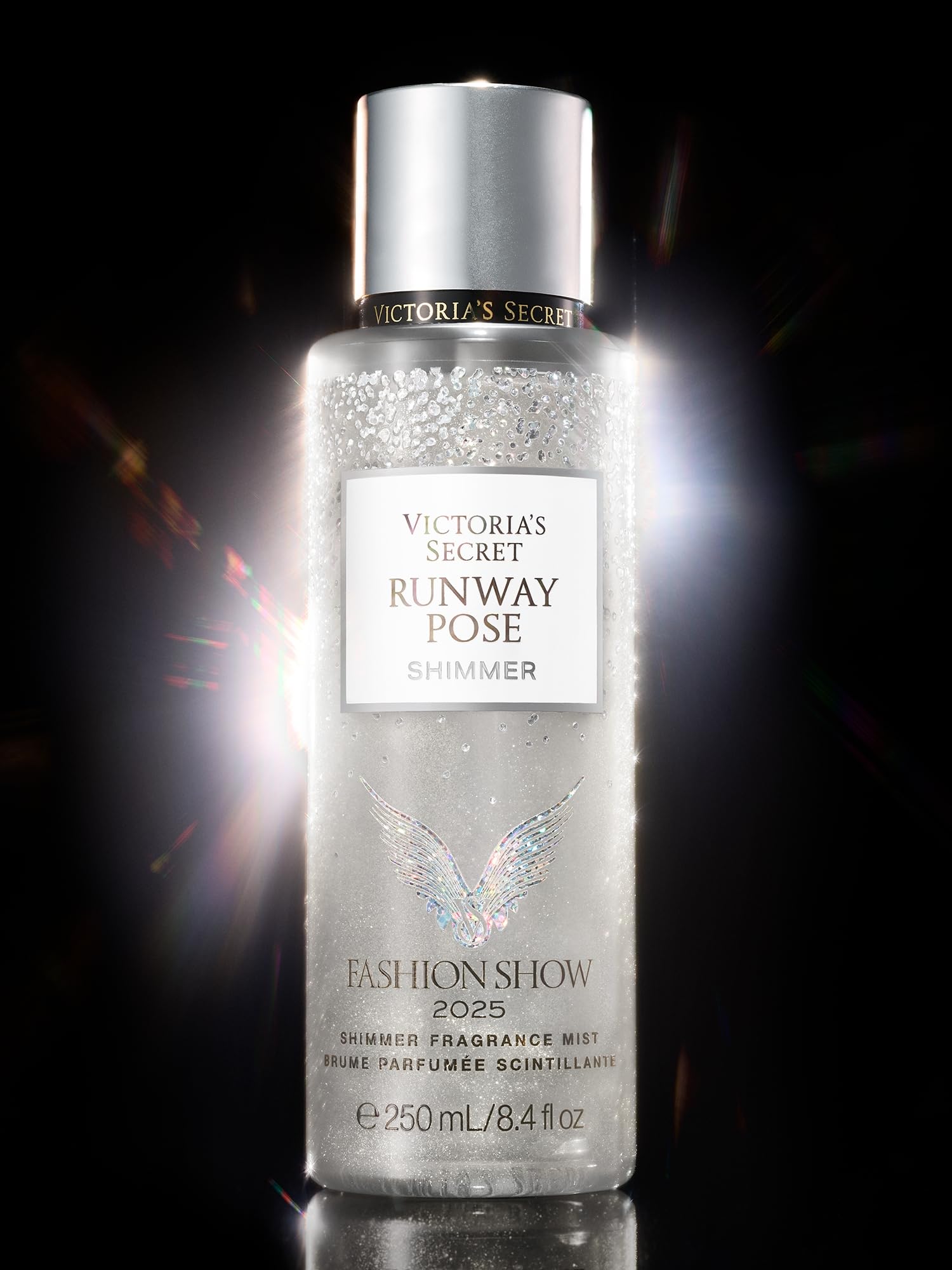 Victoria's Secret Fashion Show Runway Pose Shimmer Fragrance Mist, Body Spray for Women (8.4 oz)