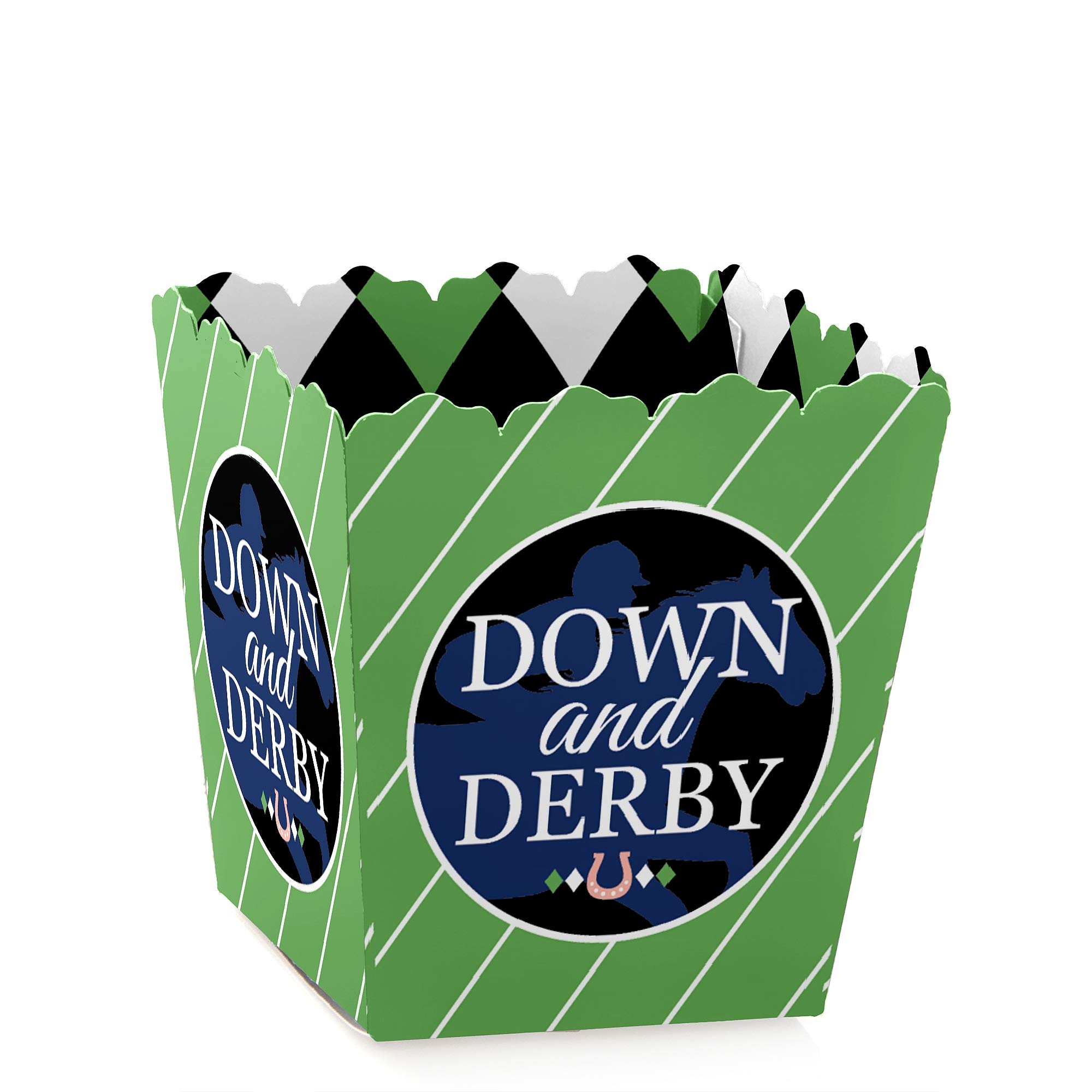 Big Dot of Happiness Kentucky Horse Derby - Party Mini Favor - Race Party Treat Candy Boxes - Set of 12