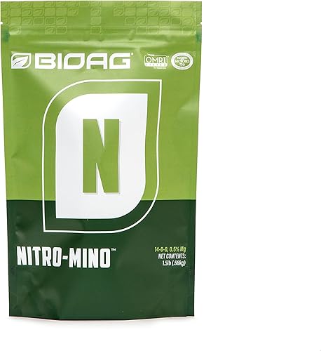 Miniatura 5 de BioAg Nitro-Mino - Fertilizante de nitrógeno orgánico, aminoácidos, nitrógeno y magnesio (7 onzas)