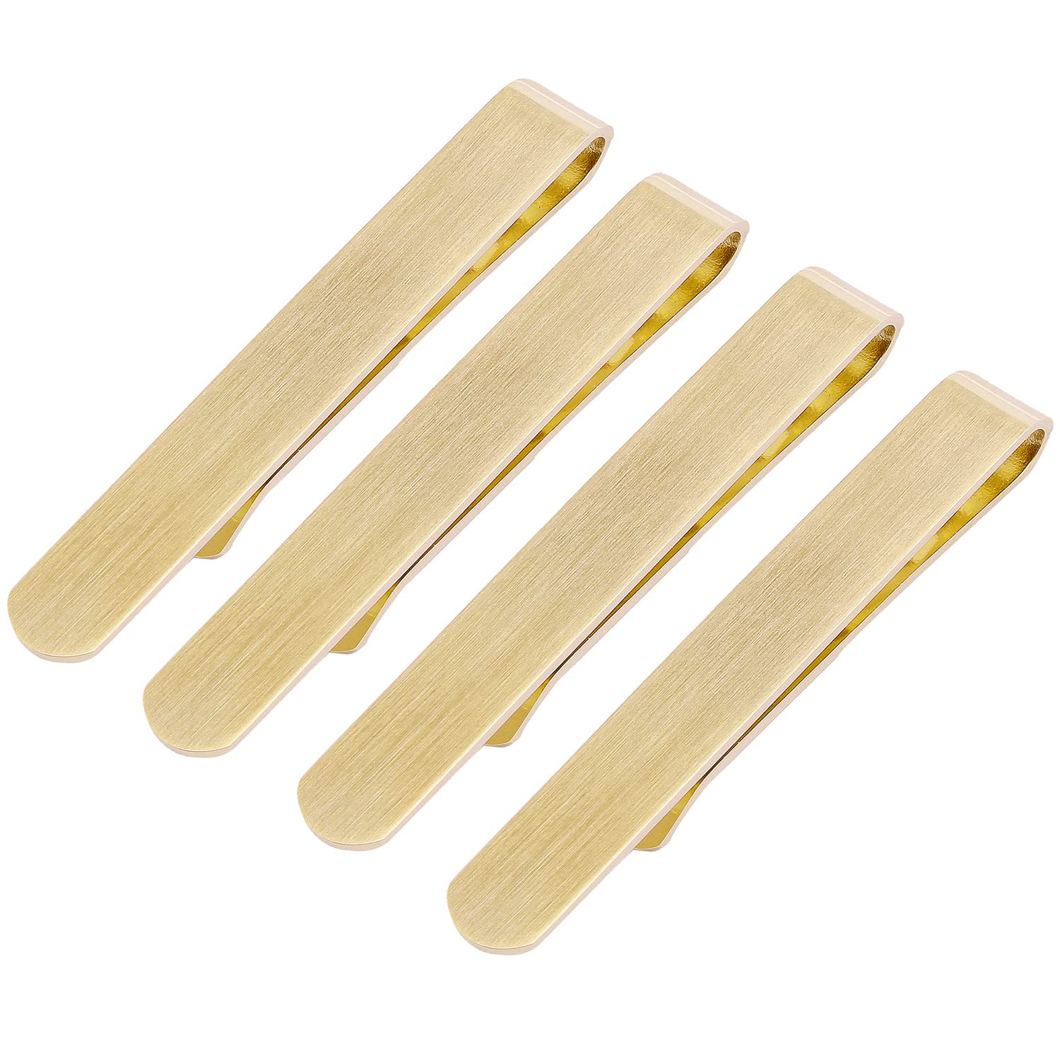 HAWSON Skinny Tie Clip Bar Set, 2 Inch Tie Clip for Men - Wedding, Meeting, Party Gift Set