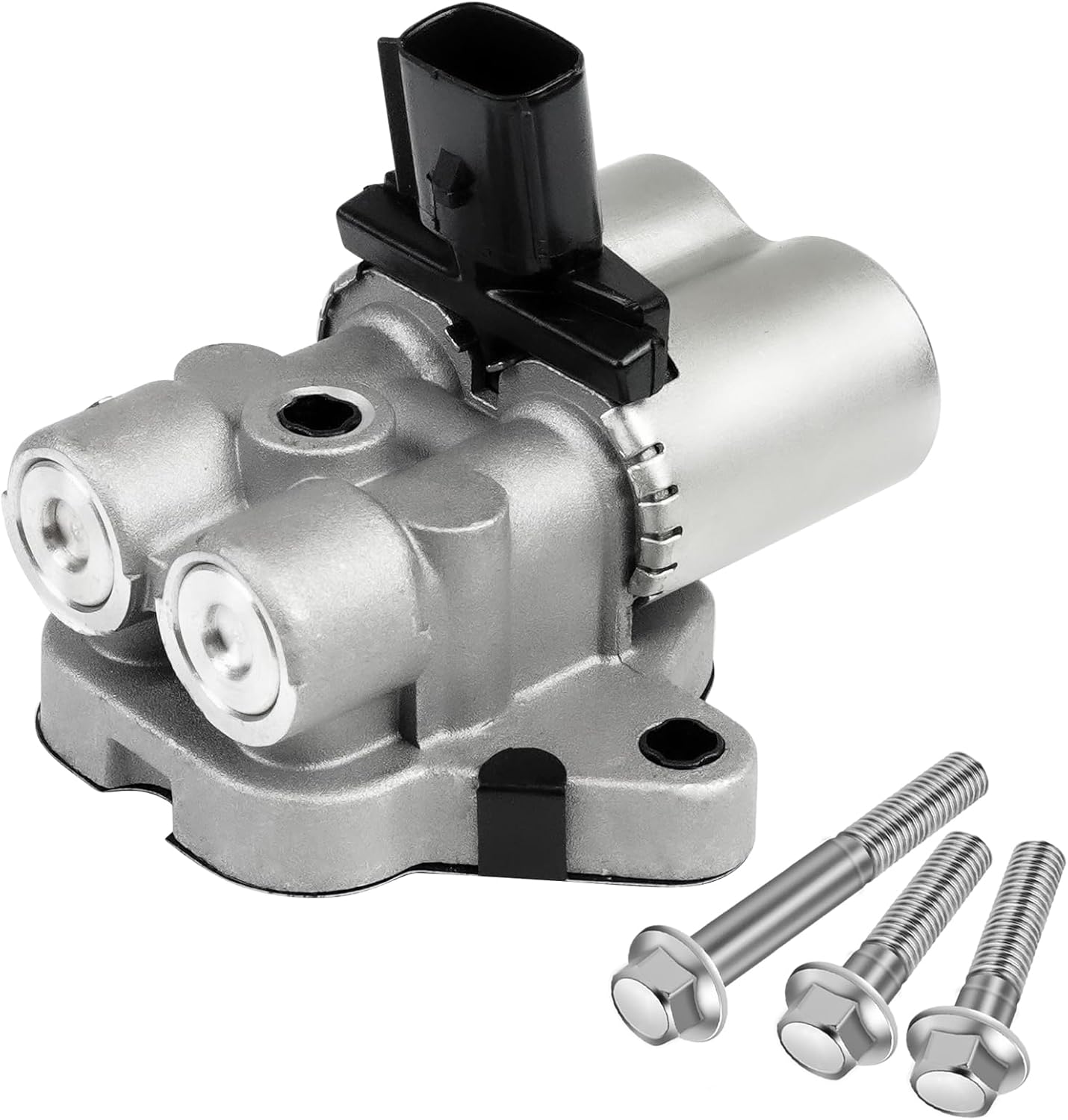 Engine Variable Timing Oil Control Valve VVT Solenoid Compatible with Chevy Malibu Impala14-15 2.5L Engine Rocker Arm Oil Control Solenoid Replaces# 12633613 916-806