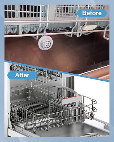 Miniatura 2 de 611475 Montaje de rueda inferior para lavavajillas - gris, apto para Bosch Reemplazar #bsh-00611475 1559847 AH3477735 AH8727387 Paquete de 4