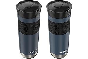 Byron 2.0 Stainless Steel Coffee Travel Mug with SNAPSEAL Lid and Grip,...