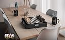 Stag Iconic 4-in-1 Mini Table – Table Tennis, Chess, Ludo, Checkers | Compact Multi-Game Table Set with All Accessories (Black) gallery image