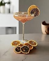 Vista 4 de Vasos de cóctel redondeados – Juego de 4 elegantes vasos de barra de 8 onzas para gin tonic, cosmopolitan, Manhattan y Mocktails – Vasos hermanos