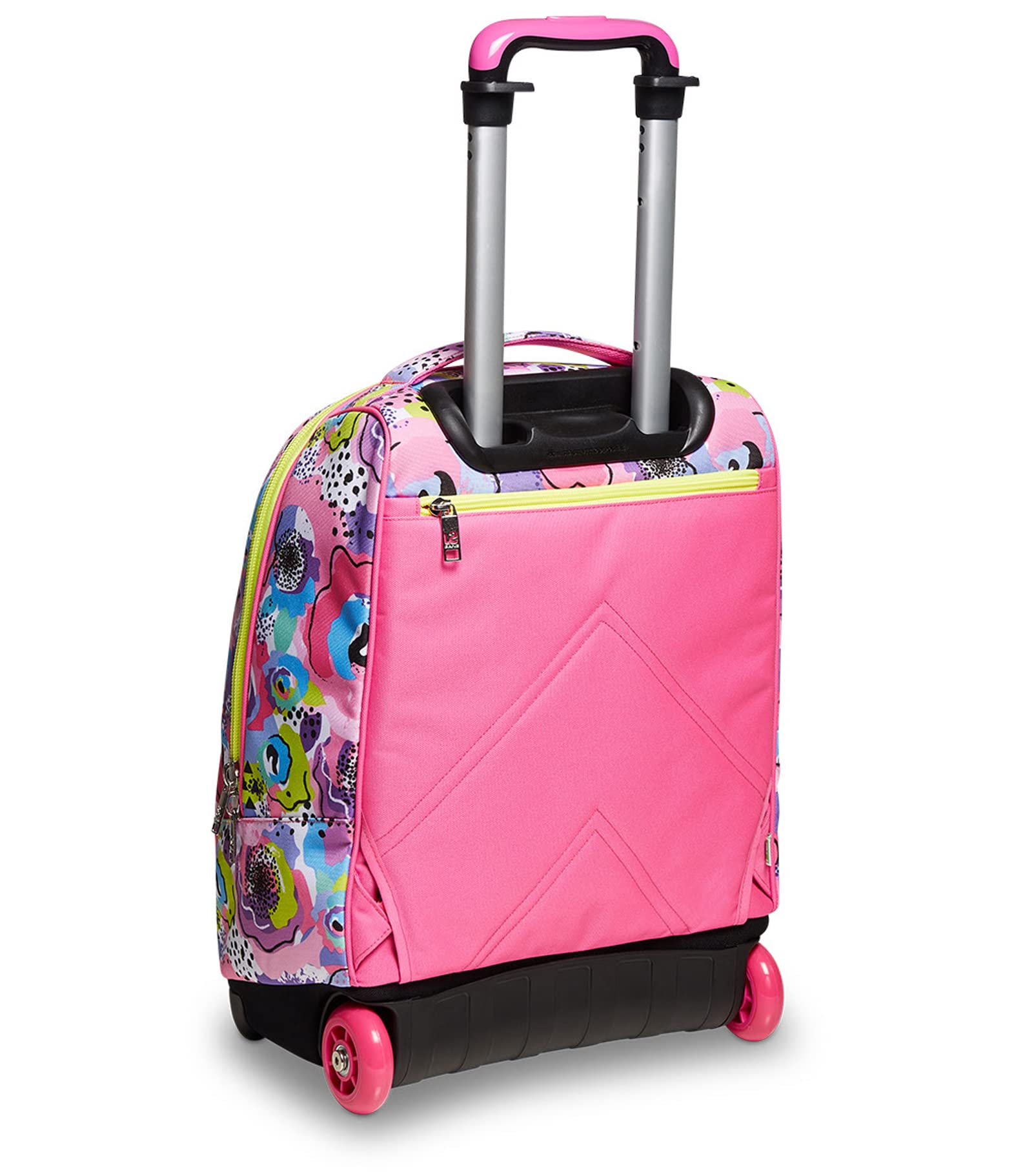 SJ Kids Zaino trolley 2 in 1 con ruote di prima classe per la scuola elementare viaggi e tempo libero ragazze e ragazzi multicolore