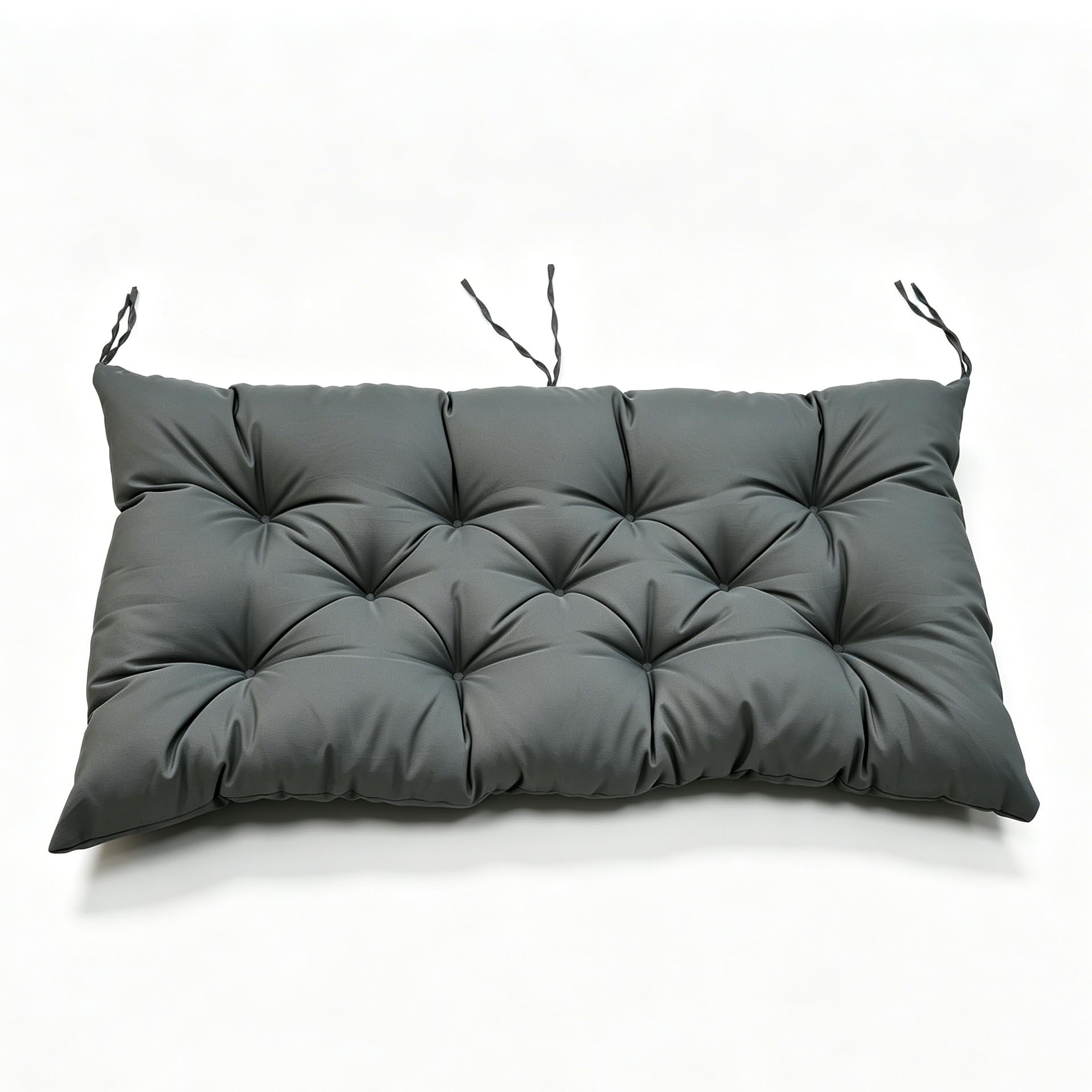 Coussin de Banc pour intérieur et extérieur, Coussin pour balancelle déperlant, Coussin de siège pour Banc de Jardin balançoires hollywoodien (Anthracite, 120 * 50 * 8 cm)
