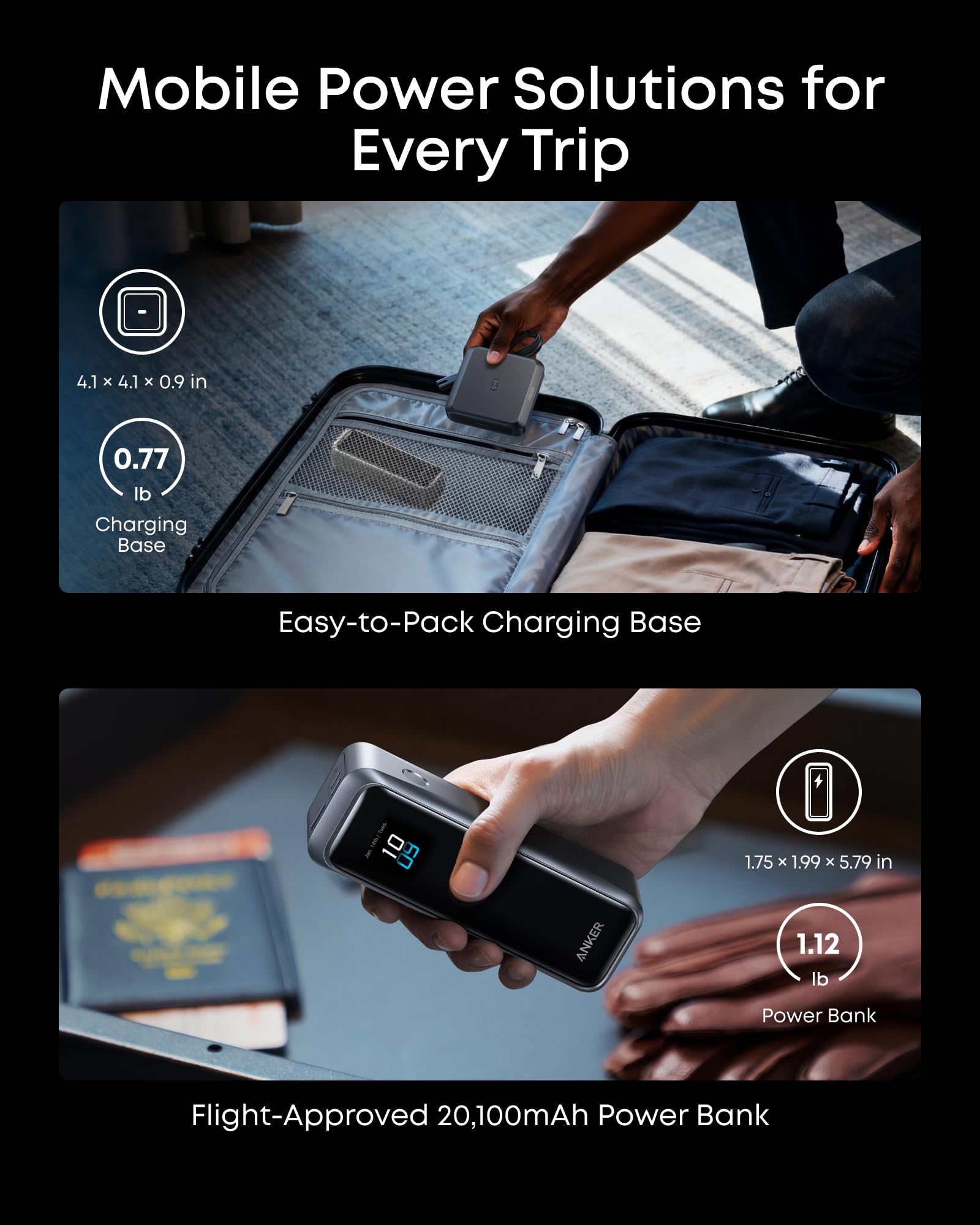 Amazon.com: Anker Prime Power Bank and Charging Base, 20,100mAh