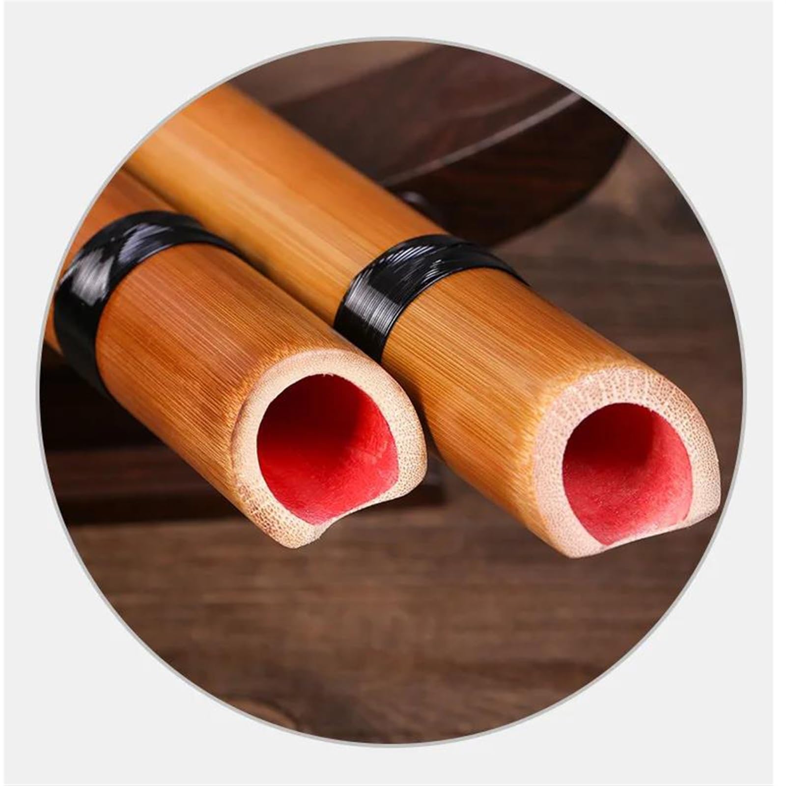 Flûte Bambou Shakuhachi 5 Trous Blanc Court Xiao Bois Instrument De Musique Flauta Noir