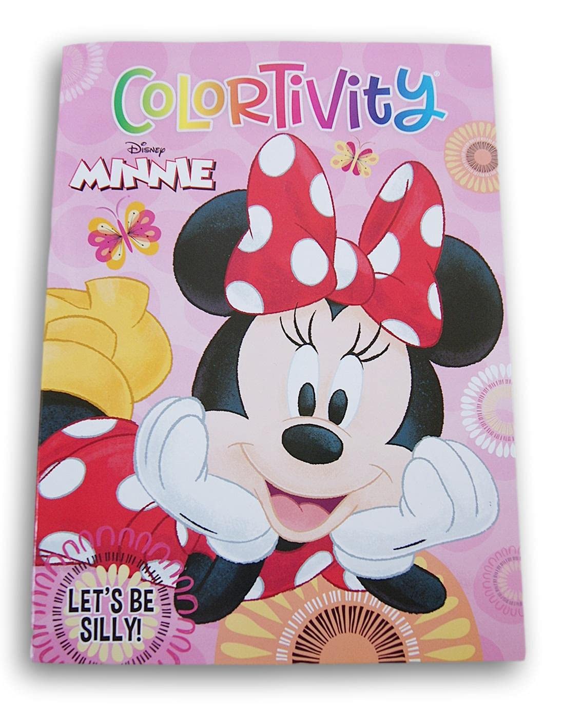 Colortivity Mickey and Minnie Mouse Themed Coloring and Activity Book - 80 Pages (Let's Be Silly!)