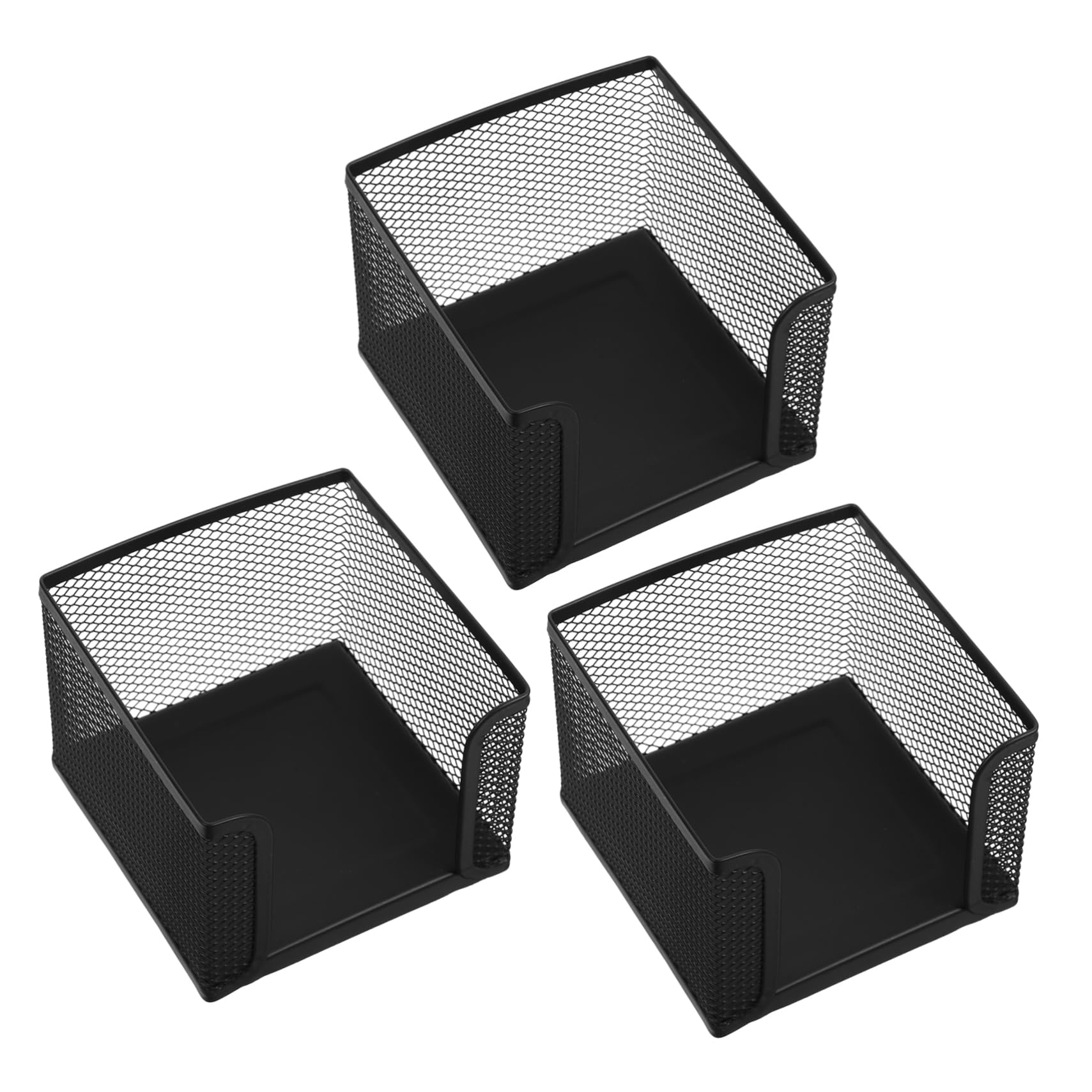 NUOBESTY 6stücke -mesh Zettelboxen Für Schreibtisch Multifunktionale Memo-Halterung Und Stifteorganizer Zur Aufbewahrung Von Notizen Und Büromaterialien