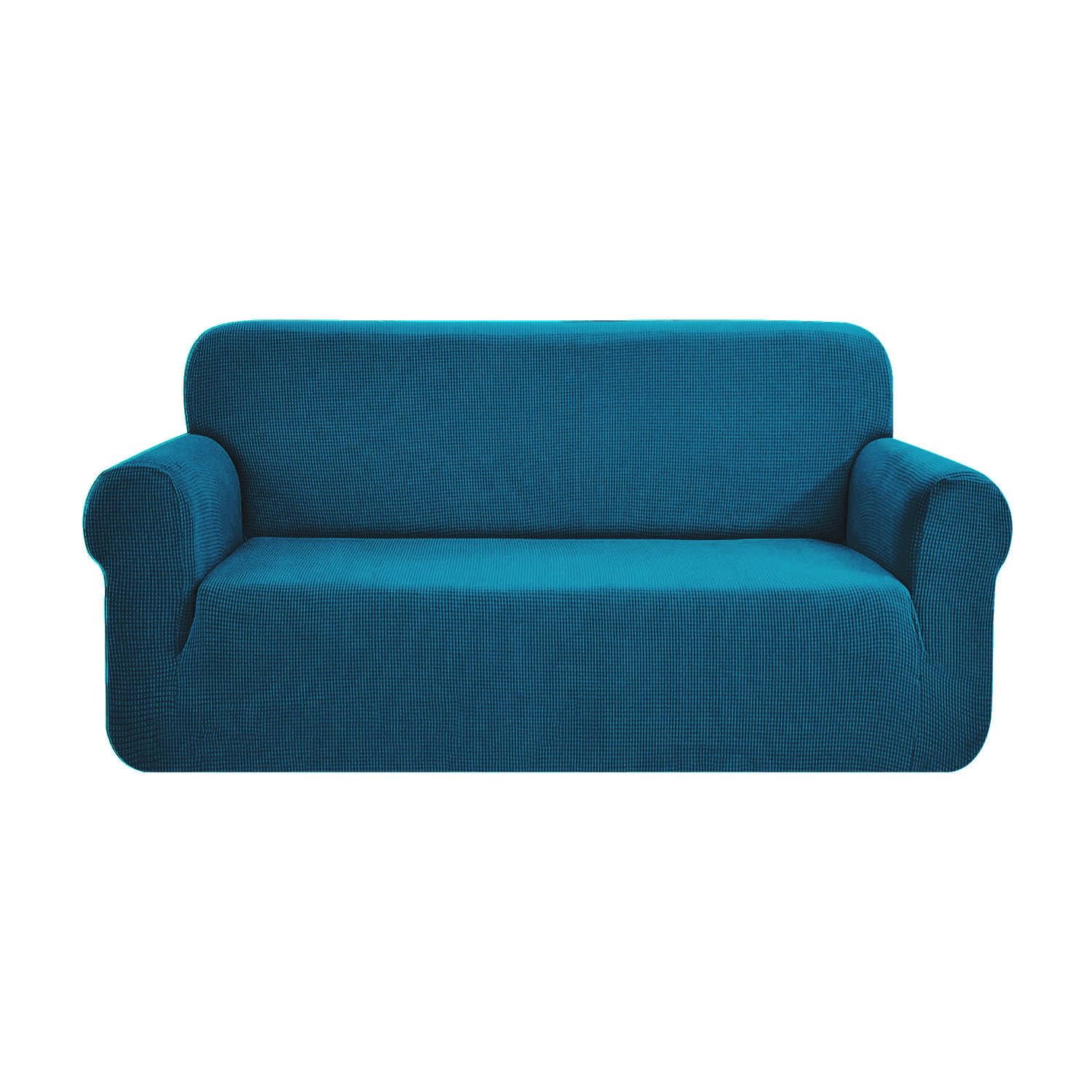 SAMSTEX Stylish Sofa Cover Stretch 1-Piece Sofa Slipcovers High Stretch Sofa Covers 3 Seater Thick Soft Sofa Protector Machine Washable Non Slip Couch Covers (3 Seater, Teal) โ image 1