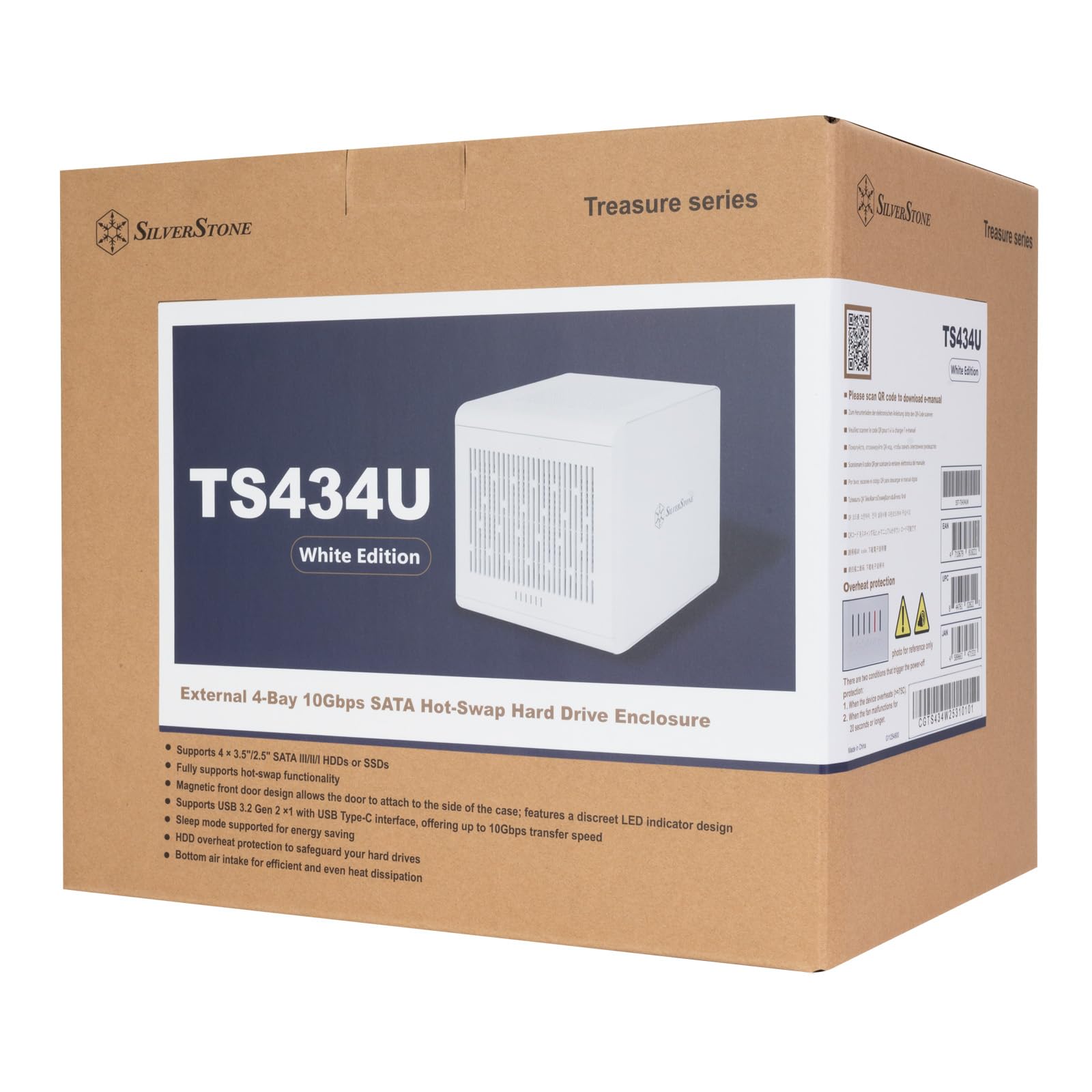 Amazon.co.jp: Silverstone 外付けストレージ 4ベイ 10gbps SATA
