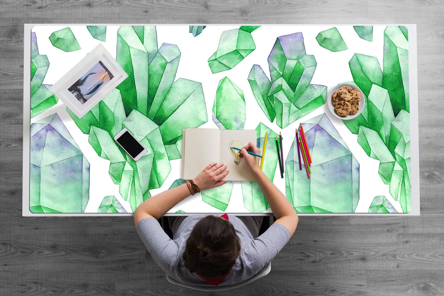 Sous-main de bureau idéal à la maison pour optimiser l'espace de travail - 8
