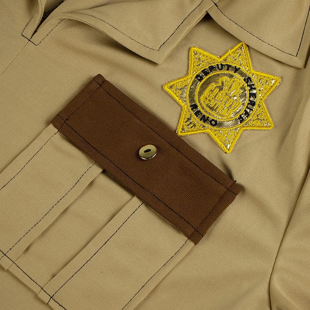 LILLIWEEN Mens Reno Lt Dangle Costume Police Sheriff Troopers Uniform Suit - Image 7