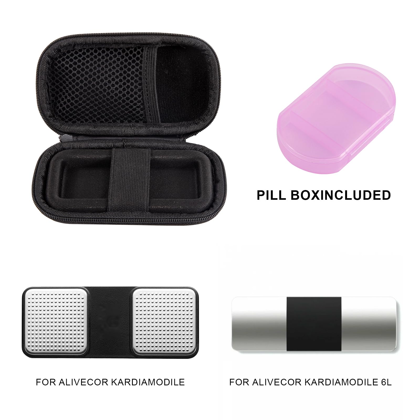 Étui de transport rigide pour appareil EMG-6L (pas pour EMG-20) | Étui de protection de voyage pour moniteur ECG portable EMAY 6L (étui uniquement