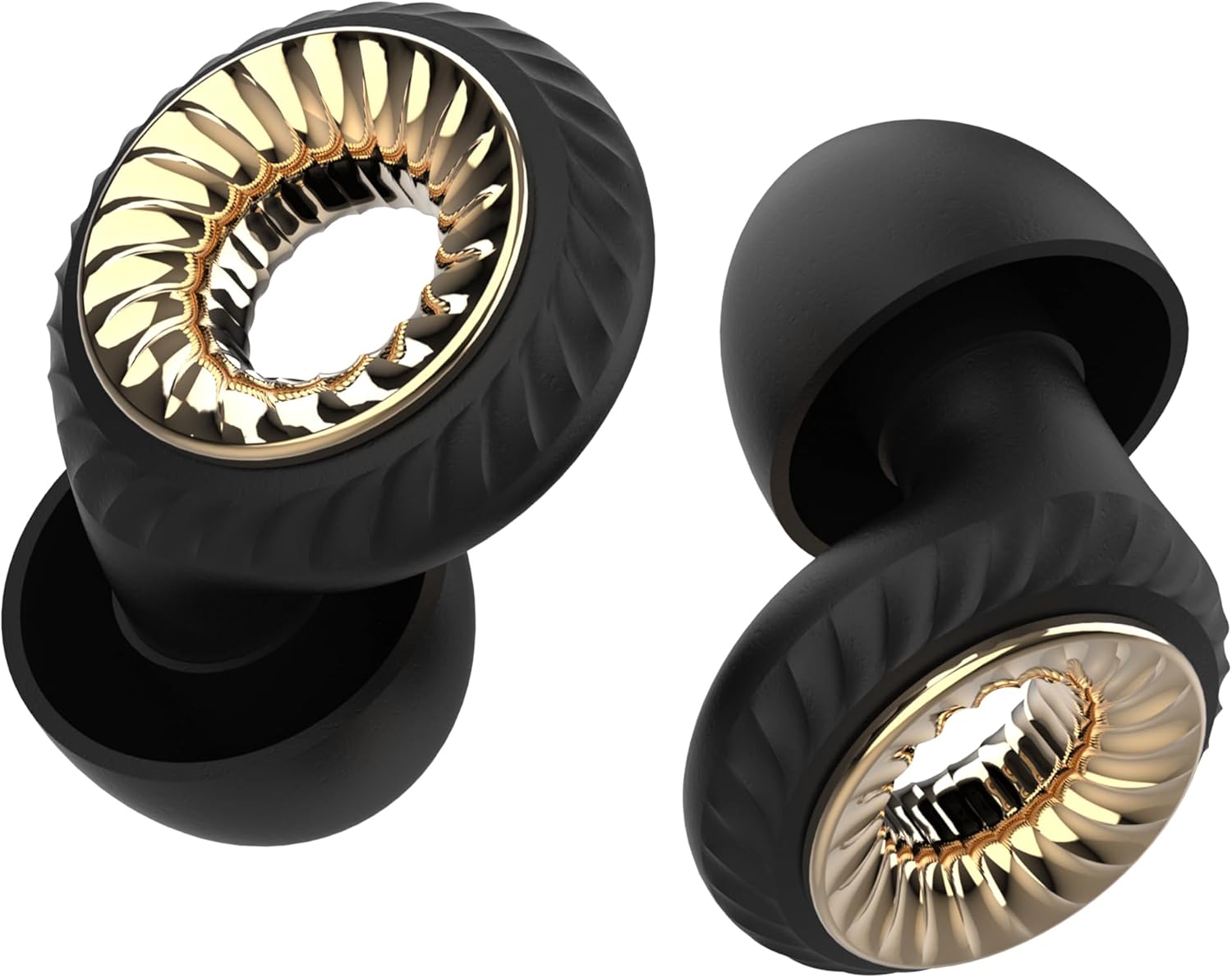 Ear Plugs for Sleeping 32dB Noise Cancelling Earplugs for Noise Reduction & Sleep, Reusable Travel, Work, Focus & Concert, Ultra Soft with 4 Pairs of Ear Tips & a Portable Case (Black, One Size)