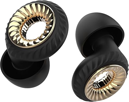 Ear Plugs for Sleeping 32dB Noise Cancelling Earplugs for Noise Reduction & Sleep, Reusable Travel, Work, Focus & Concert, Ultra Soft with 4 Pairs of Ear Tips & a Portable Case Black, One Size