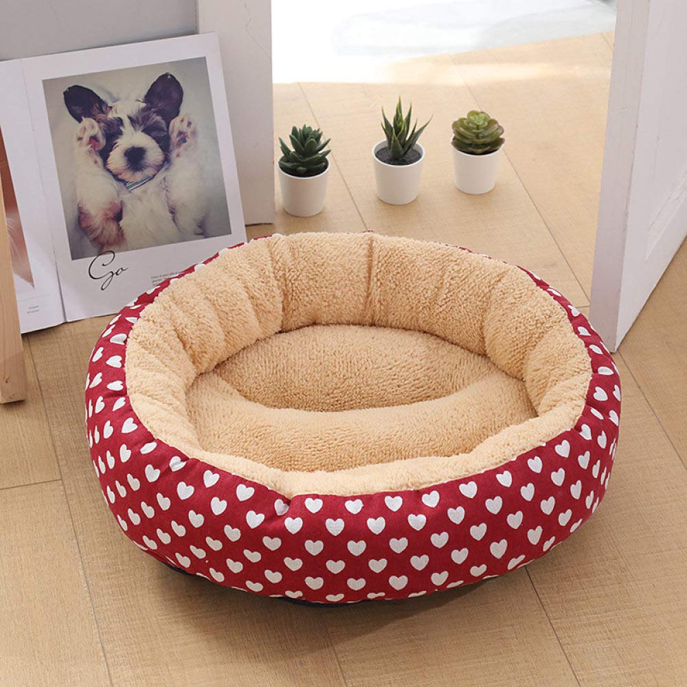 Lit pour chat et petit chien donut coussin moelleux 50x12 cm Couleur1