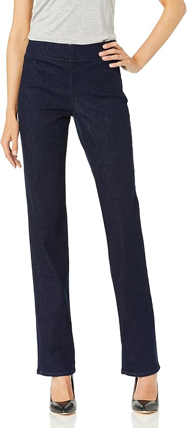 NYDJ Womens Pull on Marilyn Straight 