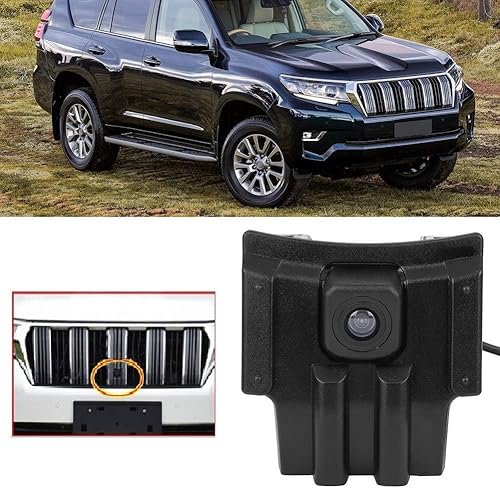 Miniatura 5 de Cámara de visión delantera del coche apta para Prado 2018? 2019, ABS Car Front View Grille Camera CCD HD Parking Cámara delantera