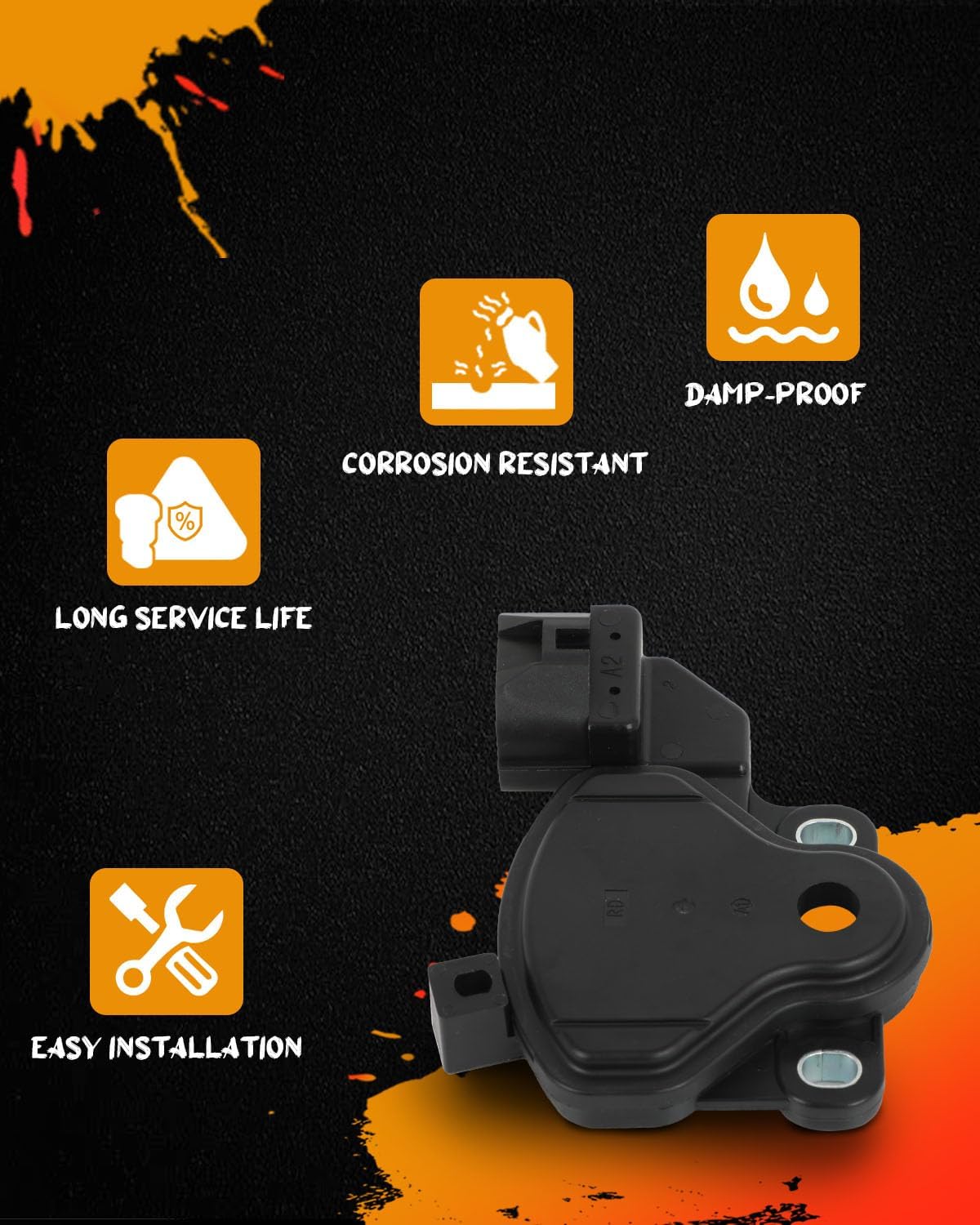 CCIYU Neutral Safety Switch 45956-28010 Backup Switch Transmission Range Sensor Fit 1999-2011 for Hyundai Accent 1999-2000 for Hyundai for Elantra 1999-2001 for Hyundai Tiburon 2005-2011 for Kia Rio