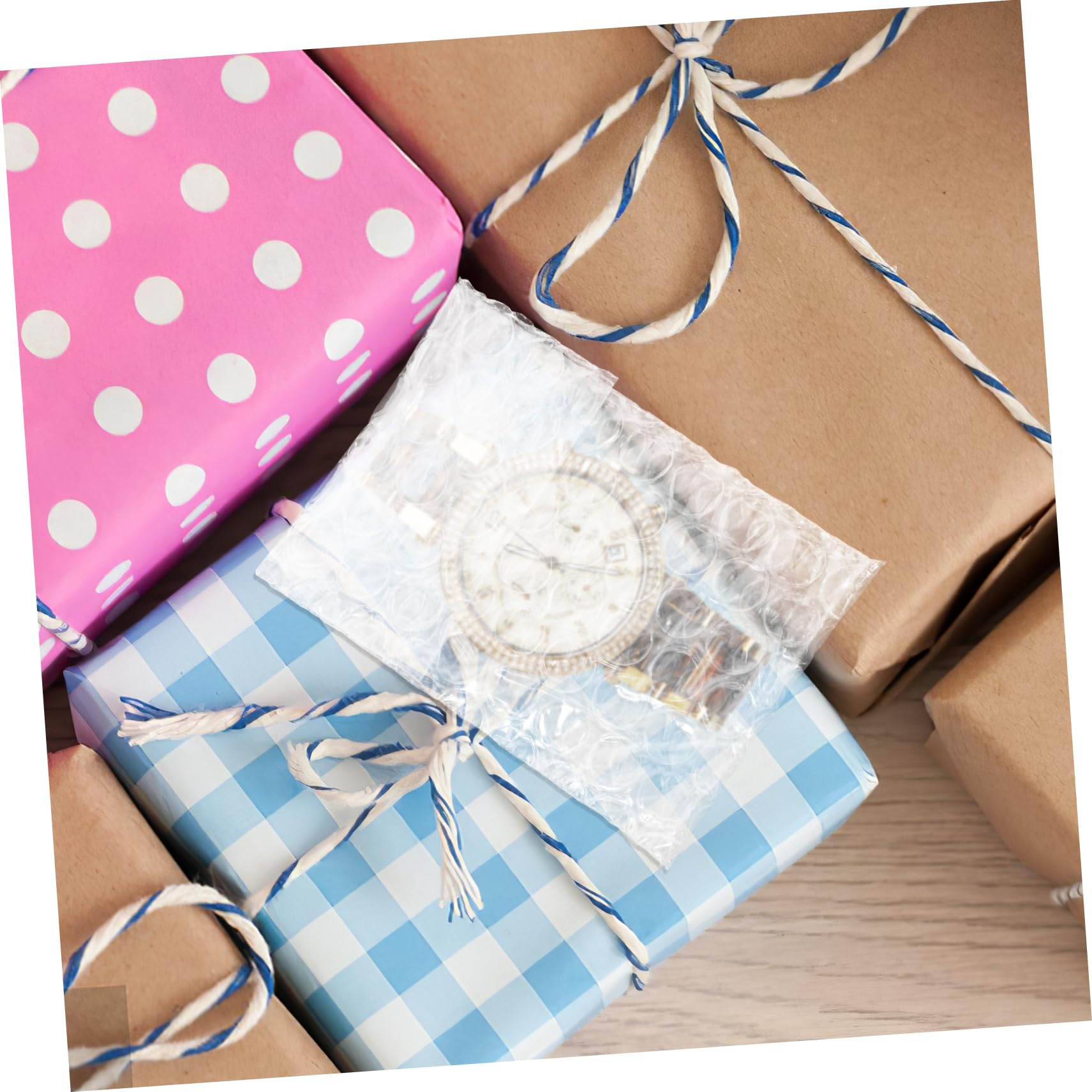 100 Uds Bolsa De Embalaje De Bolsa De Burbujas De Correo Acolchada Embalaje De Pulsera Para Pequeñas Empresas Sobre Acolchado Sobres De Plástico Suministros De Envío Para