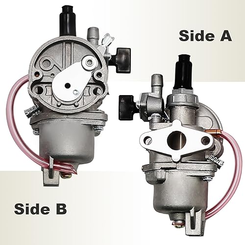 Miniatura 3 de laffoonparts - Carburador compatible con motor de 43 cc, 47 cc, 49 cc, 2 tiempos, mini, cuatrimoto, cuatrimoto, kart, ciclomotor, picador, cortador