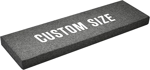 ROE DEER Cojín de banco de tamaño personalizado, cojín de asiento de ventana de bahía, cojín largo de espuma gruesa para tapicería, cojines para