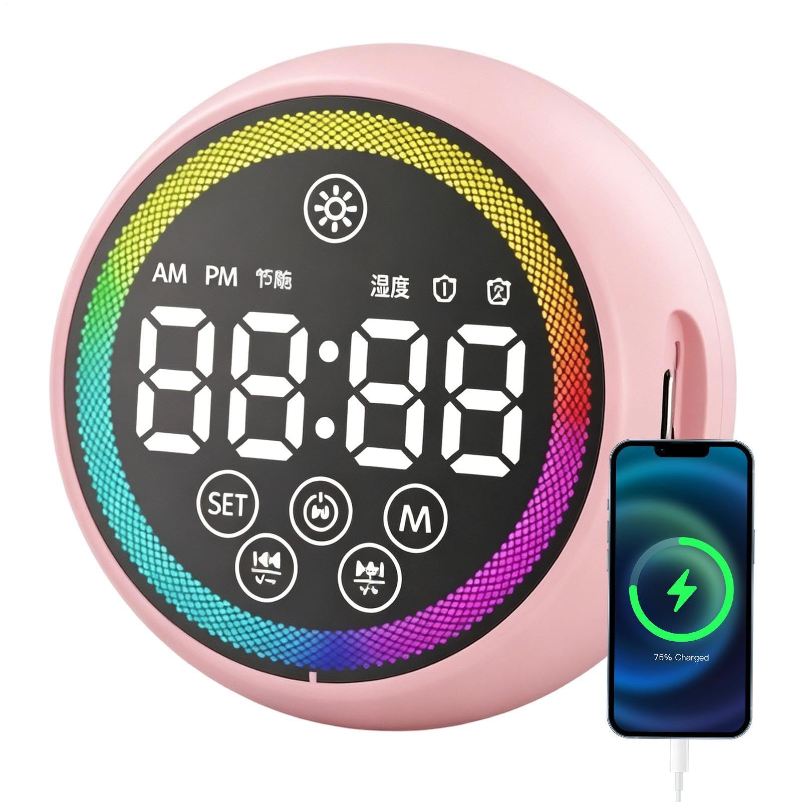 Despertador para evitar quedarse dormido con sonido fuerte y doble alarma